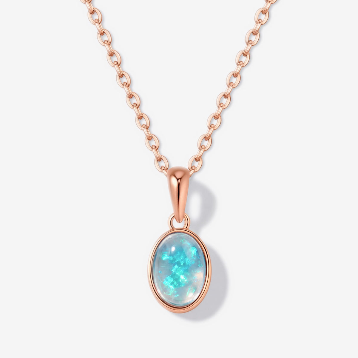 Opale cristal / Or rose