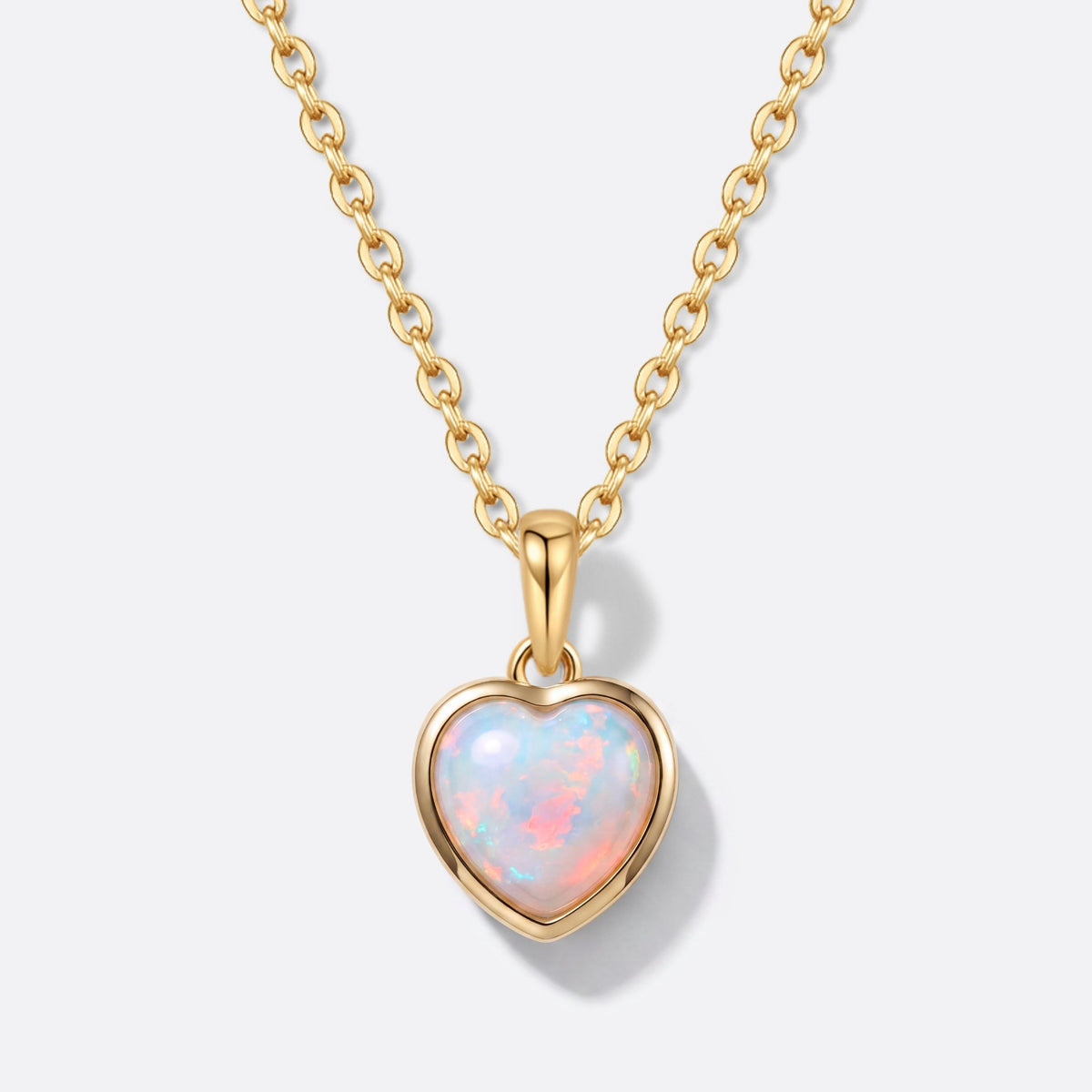 White Opal / Yellow Gold