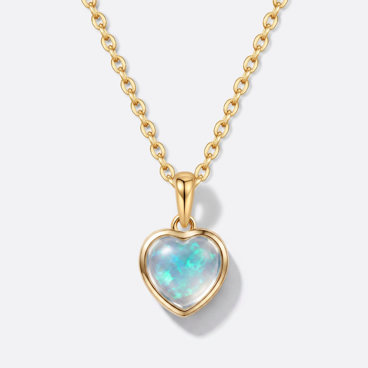 Opale cristal / Or jaune