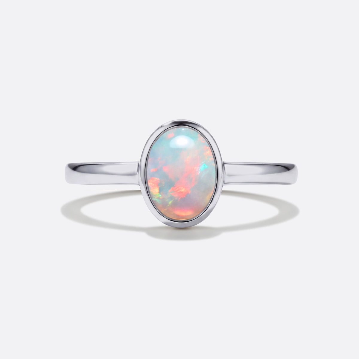 Opale blanche / Argent
