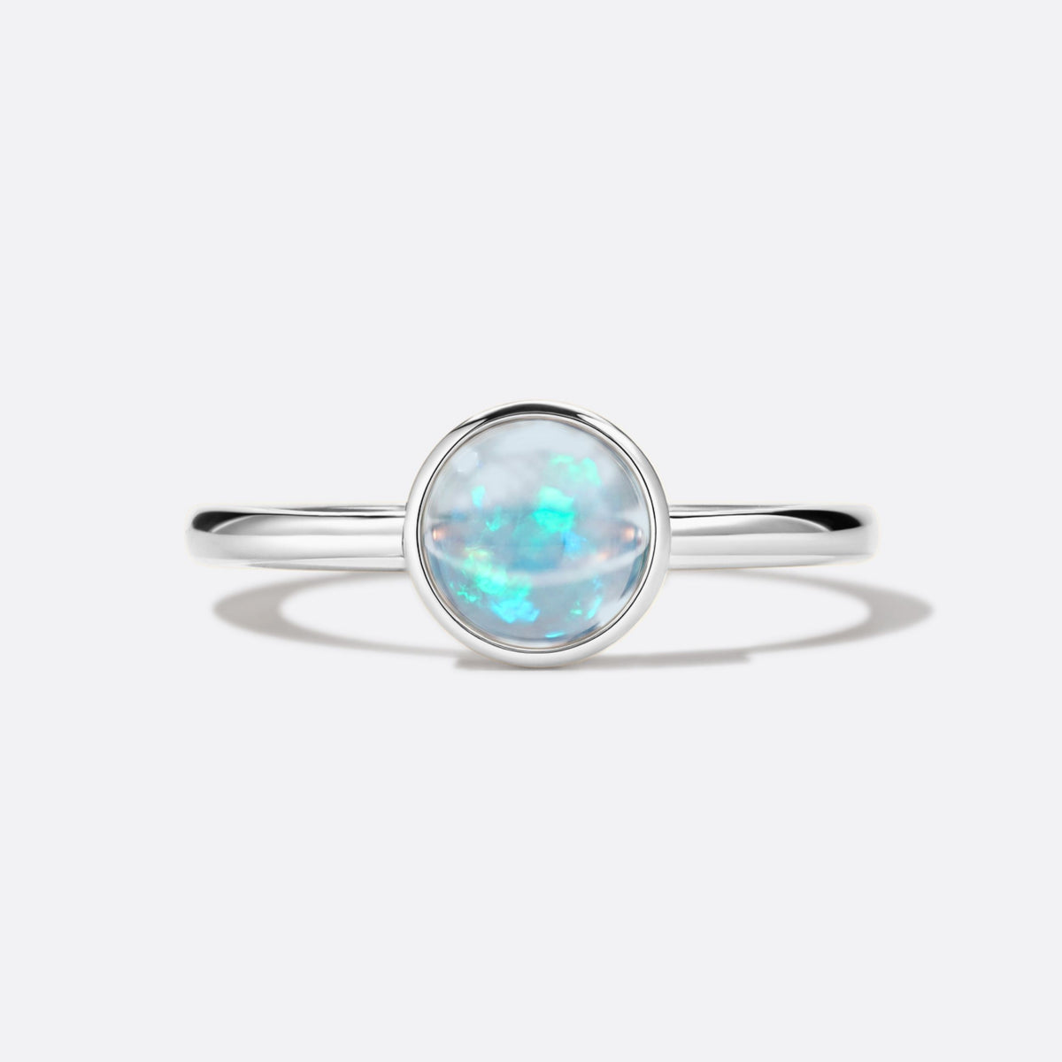 Opale cristal / Argent
