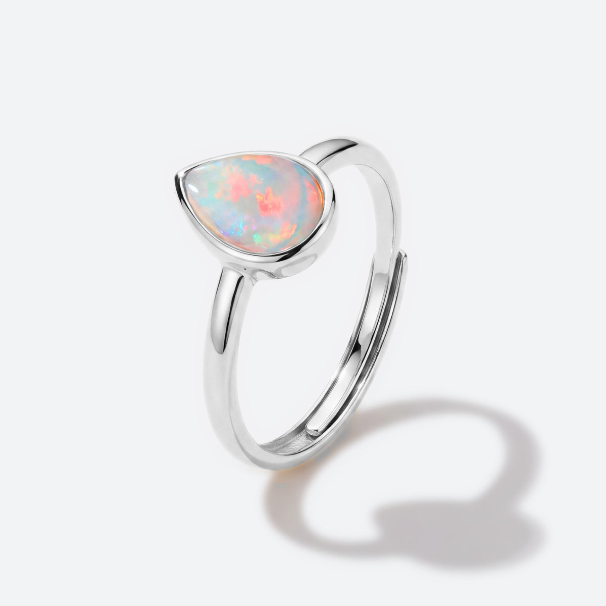 Opale blanche / Argent