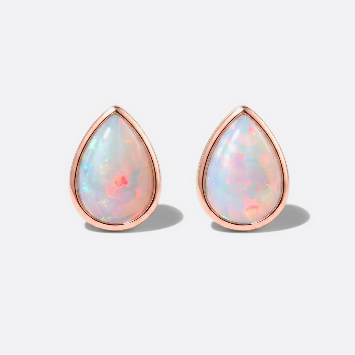 Opale blanche / Or rose