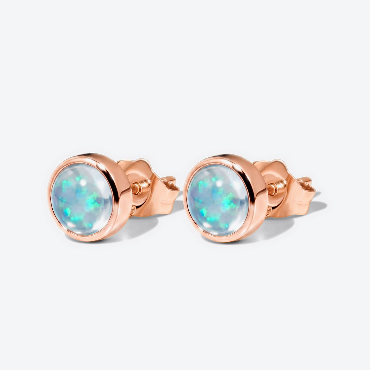 Opale cristal / Or rose