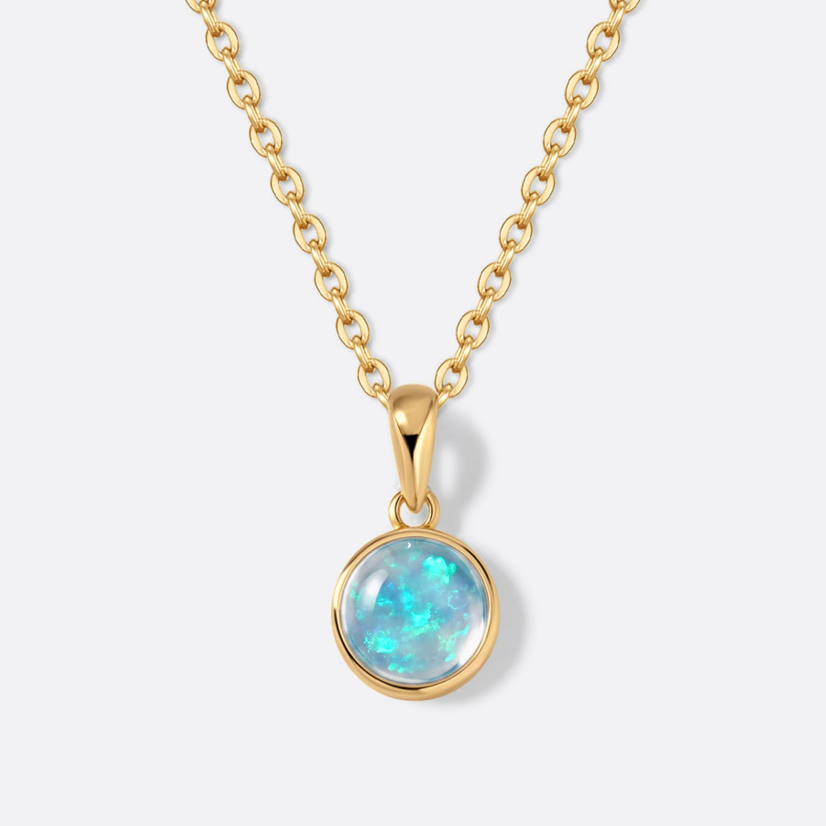 Opale cristal / Or jaune