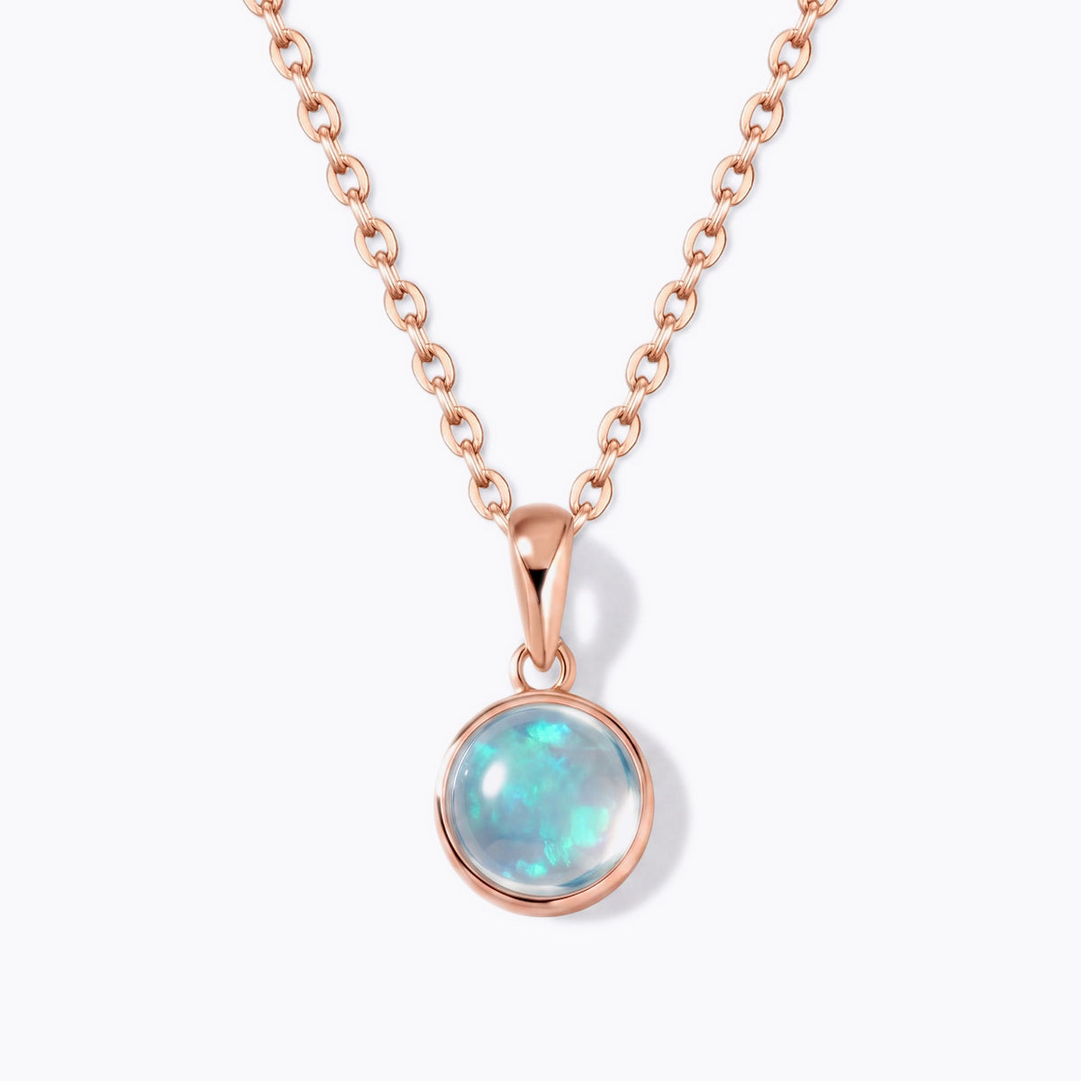 Opale cristal / Or rose