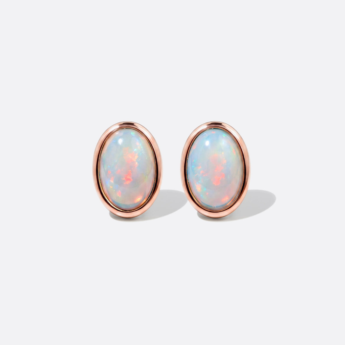 Opale blanche / Or rose