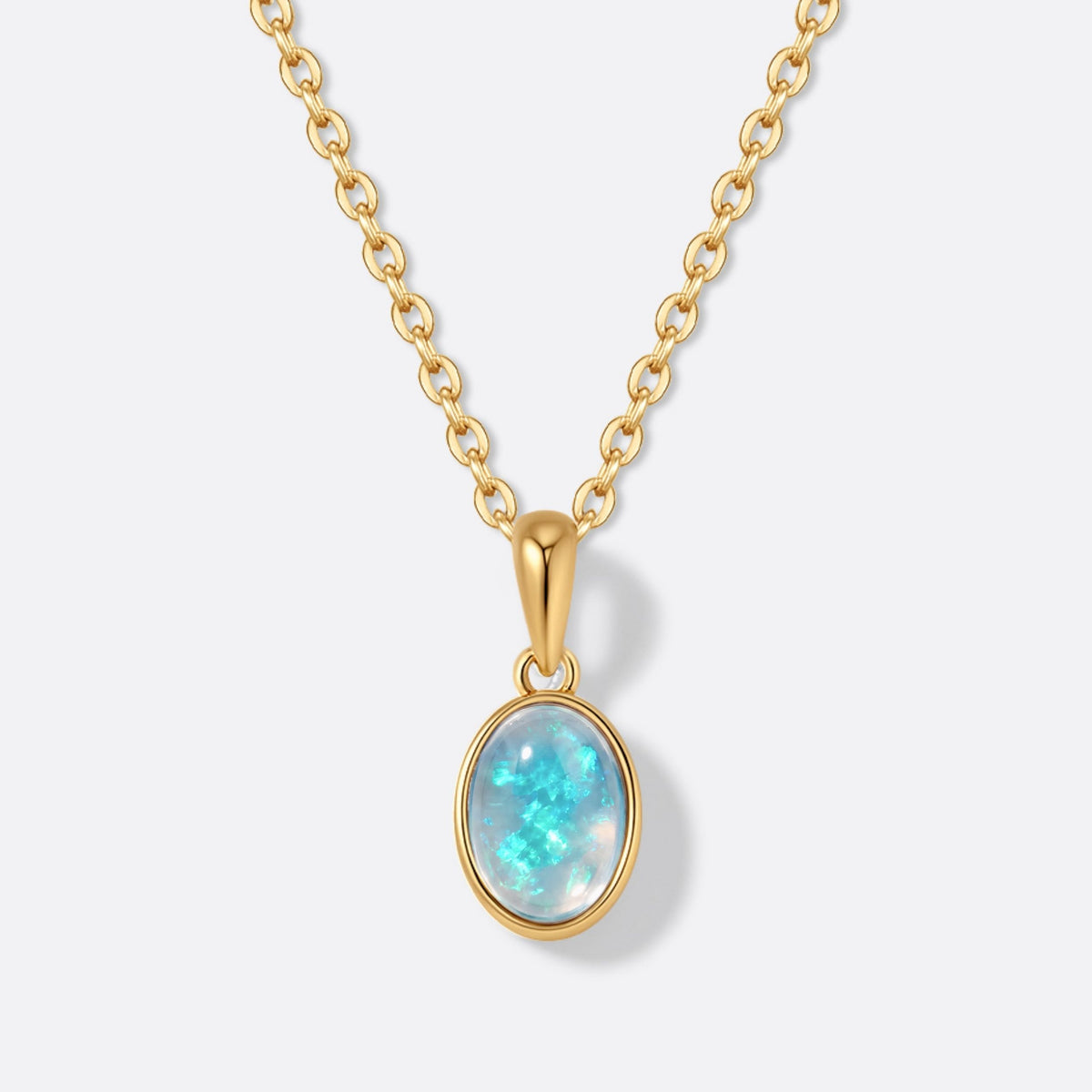 Opale cristal / Or jaune