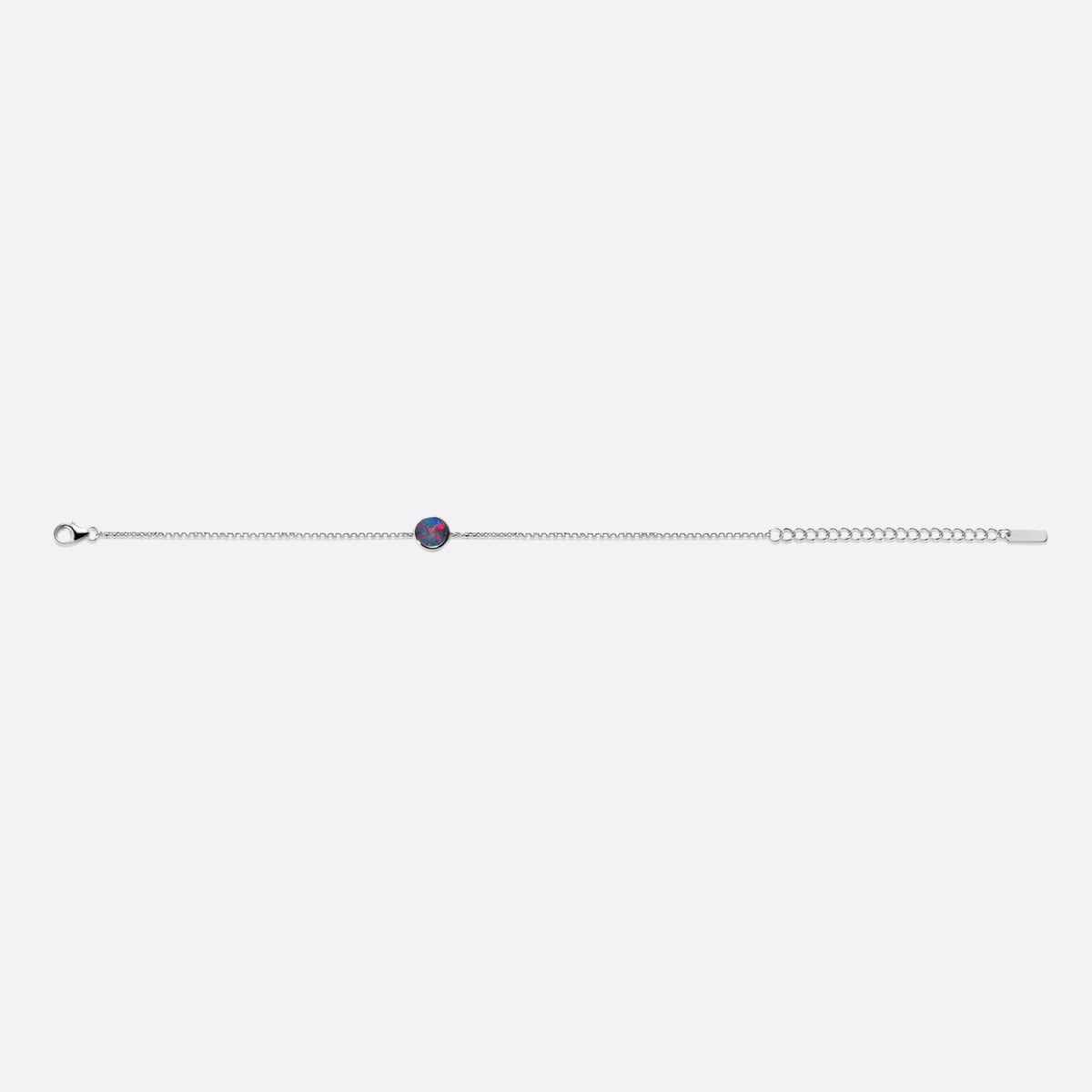 Circle of Colors, bracelet avec opale australienne en argent 925 | Liberty Angels