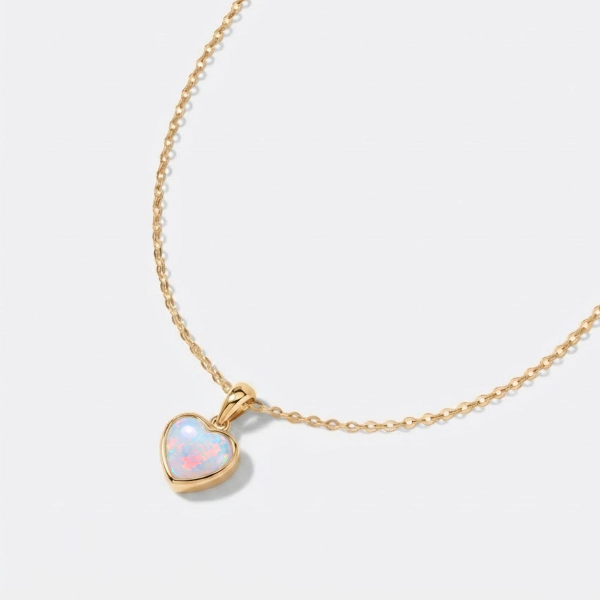 White Opal / Yellow Gold