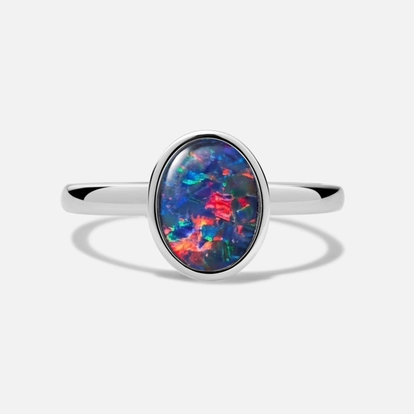 Ellipse of Flame Red