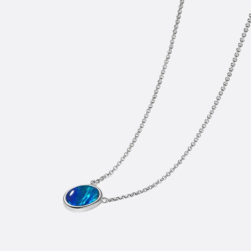 Ellipse of Flame Blue/Green
