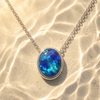 Ellipse of Flame Blue/Green