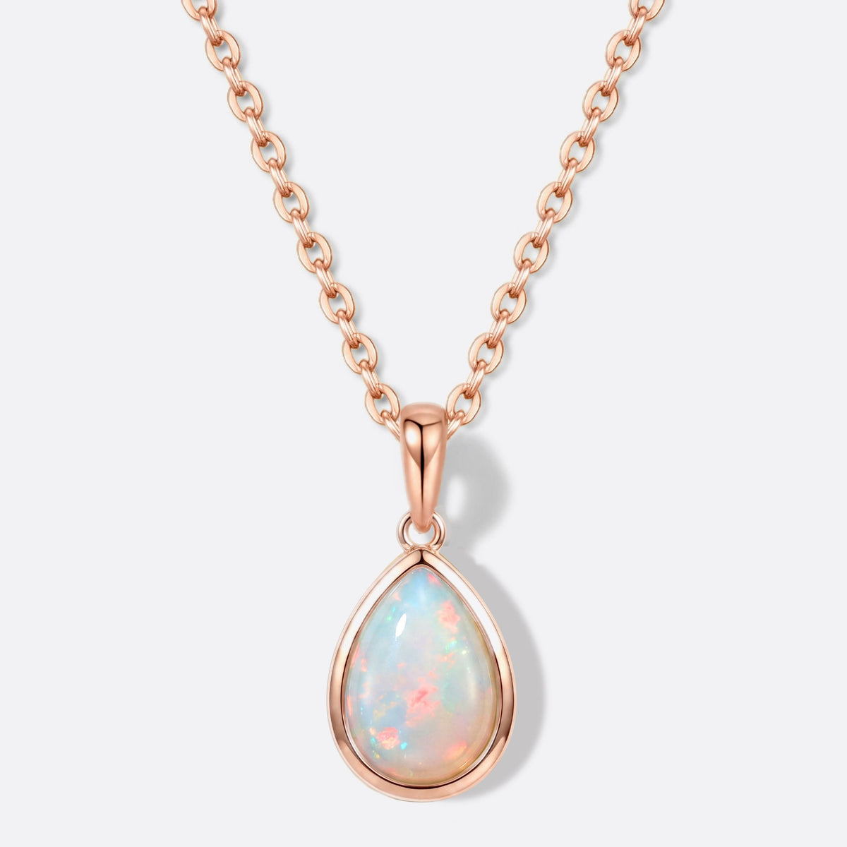 White Opal / Rose Gold