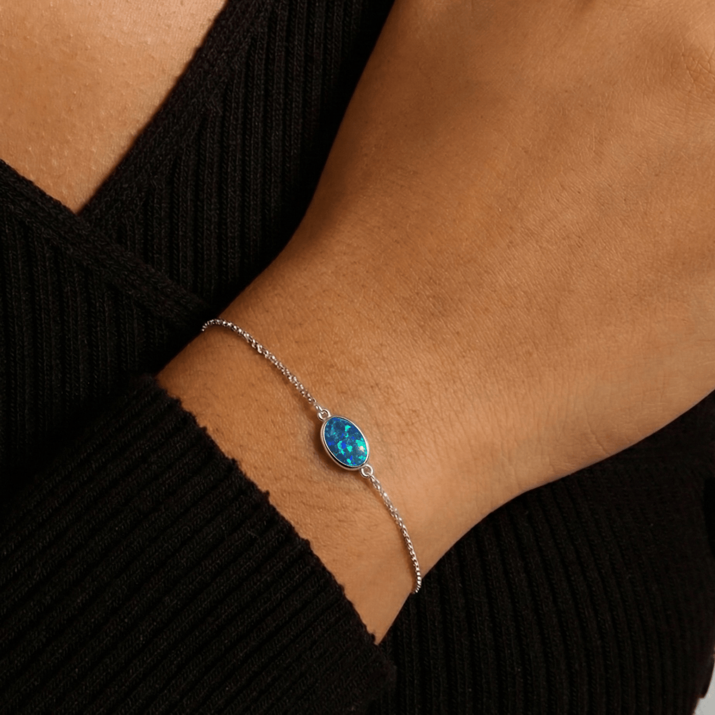 Ellipse of Flame Blue/Green - Armband | Liberty Angels