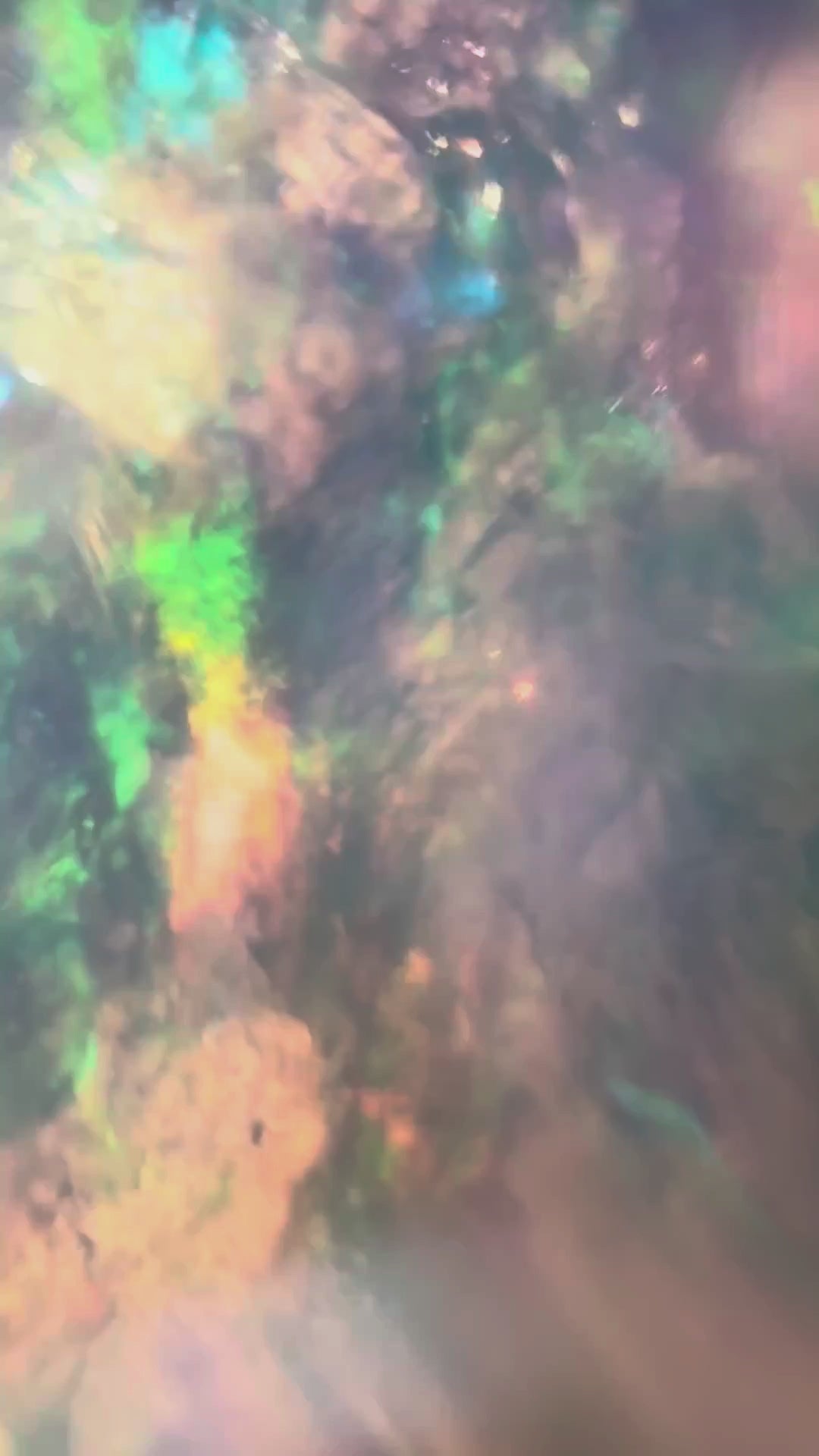 Opal im Licht, 6 Sekunden, Hochformat
